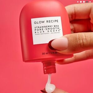 Glow Recipe Strawberry BHA Serum with Red Accents